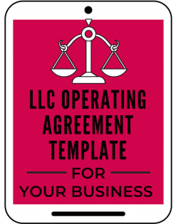 LLC Operating Agreement Template A Self Guru